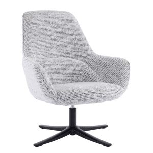 TIFFANY ΠΟΛΥΘΡΟΝΑ ΠΕΡΙΣΤΡΕΦΟΜΕΝΗ ΛΕΥΚΟ ΜΕ PATTERN 80x75x90cm