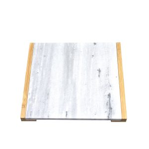 IBIZA ΠΛΑΤΩ ΣΕΡΒΙΡΙΣΜΑΤΟΣ 22x20x2cm ΜΑΡΜΑΡΟ ΛΕΥΚΟ BAMBOO