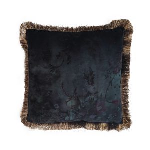 TRES ΔΙΑΚΟΣΜΗΤΙΚΟ ΜΑΞΙΛΑΡΙ 45x45cm ΥΦΑΣΜΑ ΜΠΛΕ ΠΡΑΣΙΝΟ POLYESTER