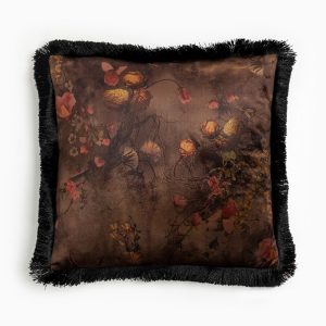 FLORES ΔΙΑΚΟΣΜΗΤΙΚΟ ΜΑΞΙΛΑΡΙ 45x45cm ΥΦΑΣΜΑ ΠΟΛΥΧΡΩΜΟ POLYESTER
