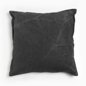 ROCK 1 ΔΙΑΚΟΣΜΗΤΙΚΟ ΜΑΞΙΛΑΡΙ 45x45cm ΥΦΑΣΜΑ ΑΝΘΡΑΚΙ