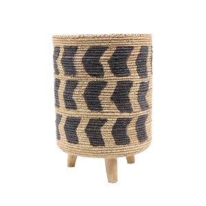 INKA ΚΑΣΠΩ 19x19x27cm POLYRESIN ΦΥΣΙΚΟ ΜΑΥΡΟ