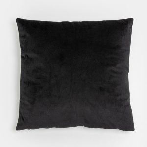 DIONE ΔΙΑΚΟΣΜΗΤΙΚΟ ΜΑΞΙΛΑΡΙ 45x45cm ΥΦΑΣΜΑ ΜΑΥΡΟ ΧΡΥΣΟ