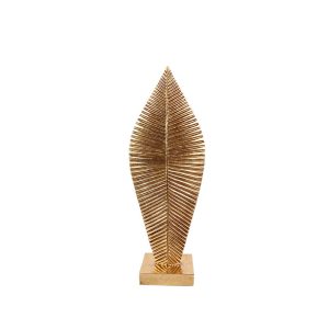 PANDANUS 2 ΔΙΑΚΟΣΜΗΤΙΚΟ TOTEM 17x12x48cm POLYRESIN ΧΡΥΣΟ
