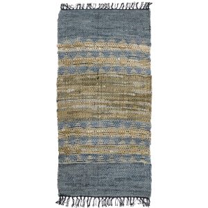 CINDER ΧΑΛΙ ΔΙΑΔΡΟΜΟΥ 70x150cm ΔΕΡΜΑ ΜΠΕΖ ΓΚΡΙ