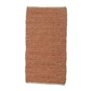 ROMBO ΧΑΛΙ ΔΙΑΔΡΟΜΟΥ 70x150cm ΔΕΡΜΑ ΠΟΡΤΟΚΑΛΙ ΜΠΕΖ