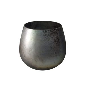 IREM ΒΑΣΗ ΡΕΣΩ 18x18x15cm ΓΥΑΛΙ ΓΚΡΙ