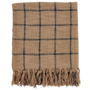SAND ΡΙΧΤΑΡΙ ΔΙΑΚΟΣΜΗΤΙΚΟ 130x170cm ΒΑΜΒΑΚΙ CARAMEL ΜΑΥΡΟ POLYESTER
