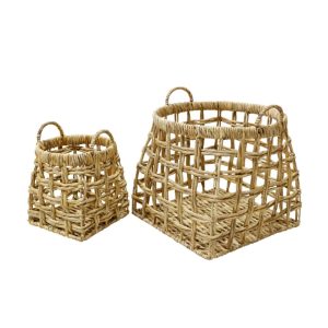 DALAT ΚΑΛΑΘΙ 44x44x46cm ΥΑΚΙΝΘΟΣ ΦΥΣΙΚΟ ΣΙΔΕΡΟ