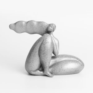 CHEVEU SILVER 2 ΔΙΑΚΟΣΜΗΤΙΚΗ ΦΙΓΟΥΡΑ 24x10x17cm POLYRESIN ΑΣΗΜΙ