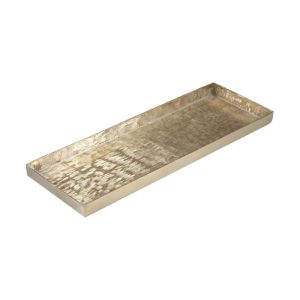 ORLY ΔΙΣΚΟΣ ΔΙΑΚΟΣΜΗΣΗΣ 52x20x3cm ΑΛΟΥΜΙΝΙΟ ΣΑΜΠΑΝΙ