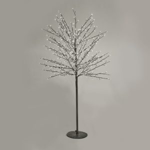 GLOW FLARE 180 ΧΡΙΣΤΟΥΓΕΝΝΙΑΤΙΚΟ ΔΕΝΤΡΟ LED 40x40x180cm COPPER ΜΑΥΡΟ PVC