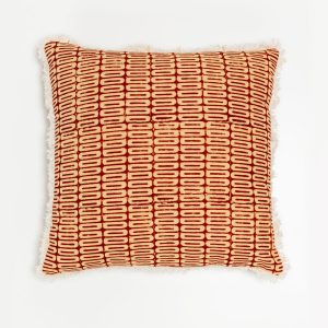 FIRED BRICK A ΔΙΑΚΟΣΜΗΤΙΚΟ ΜΑΞΙΛΑΡΙ 50x50cm ΒΑΜΒΑΚΙ ΚΕΡΑΜΙΔΙ ΜΠΕΖ ΒΙΣΚΟΖΗ