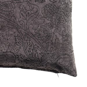 ONYX ΔΙΑΚΟΣΜΗΤΙΚΟ ΜΑΞΙΛΑΡΙ 50x50cm ΒΑΜΒΑΚΙ ΜΑΥΡΟ ΒΕΛΟΥΔΟ
