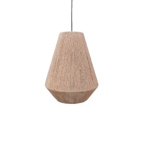 ROPE A ΦΩΤΙΣΤΙΚΟ ΟΡΟΦΗΣ 30x30x38cm ΓΙΟΥΤΑ ΦΥΣΙΚΟ ΜΕΤΑΛΛΟ