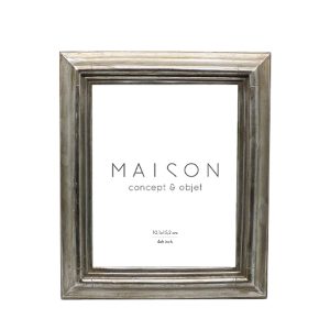 REMEL ΚΟΡΝΙΖΑ 20x3x25cm POLYRESIN ΑΣΗΜΙ ΓΥΑΛΙ