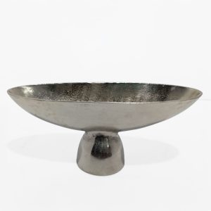 MENDO ΜΠΩΛ ΜΕ ΠΟΔΙ 46x15x20cm ΑΛΟΥΜΙΝΙΟ SILVER NICKEL
