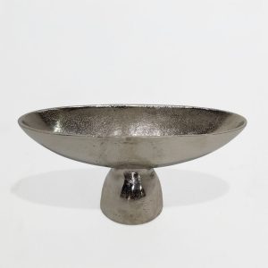 MENDO ΜΠΩΛ ΜΕ ΠΟΔΙ 36x12x15cm ΑΛΟΥΜΙΝΙΟ SILVER NICKEL