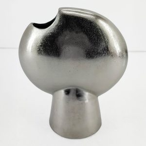 DOTO ΒΑΖΟ 21x12x26cm ΑΛΟΥΜΙΝΙΟ SILVER NICKEL