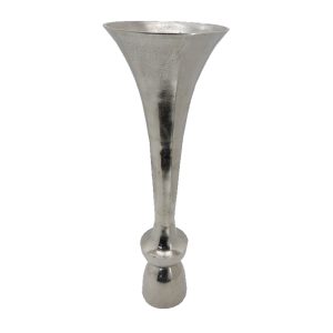 LUXOR ΒΑΖΟ 26x26x79cm ΑΛΟΥΜΙΝΙΟ SILVER NICKEL