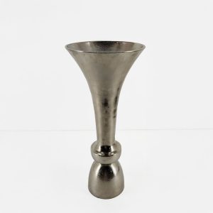 LUXOR ΒΑΖΟ 23x23x50cm ΑΛΟΥΜΙΝΙΟ SILVER NICKEL