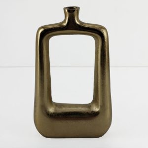 NAZAR ΒΑΖΟ 26x8x42cm ΑΛΟΥΜΙΝΙΟ ΧΡΥΣΟ