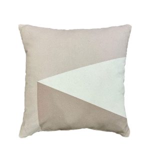 MAYRA C ΔΙΑΚΟΣΜΗΤΙΚΟ ΜΑΞΙΛΑΡΙ 45x45cm ΒΑΜΒΑΚΙ ΜΠΕΖ POLYESTER