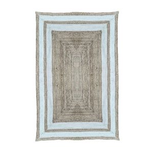 YARA ΧΑΛΙ ΣΑΛΟΝΙΟΥ 200x300cm ΓΙΟΥΤΑ ΦΥΣΙΚΟ ΛΕΥΚΟ ΒΑΜΒΑΚΙ