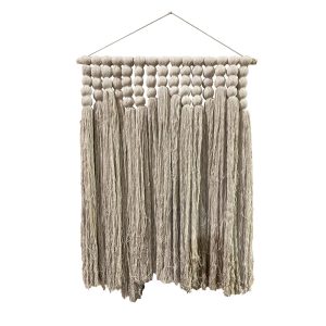 ANOUK ΔΙΑΚΟΣΜΗΤΙΚΟ ΤΟΙΧΟΥ 80x100cm ΒΑΜΒΑΚΙ ΦΥΣΙΚΟ POLYESTER