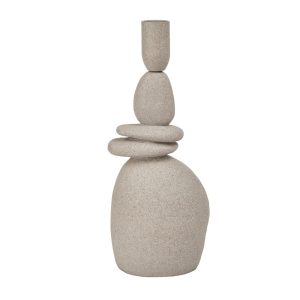VOTSALO ΚΗΡΟΠΗΓΙΟ 9x8x24cm POLYRESIN ΜΠΕΖ