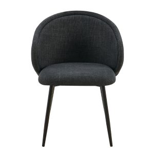FIGARO ΚΑΡΕΚΛΑ ΠΟΛΥΘΡΟΝΑ ΑΝΘΡΑΚΙ ΜΑΥΡΟ 58x58.5x78.5cm