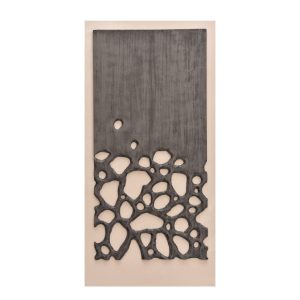 CONFIDENCE ΠΙΝΑΚΑΣ ΔΙΑΚΟΣΜΗΣΗΣ 60x120x4cm ΚΑΜΒΑΣ ΑΝΘΡΑΚΙ ΜΠΕΖ ΞΥΛΟ