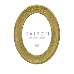 VALENS ΚΟΡΝΙΖΑ 18x2x23cm POLYRESIN ΧΡΥΣΟ ΓΥΑΛΙ