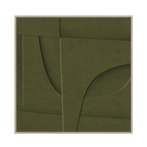 ACETE ΠΙΝΑΚΑΣ ΔΙΑΚΟΣΜΗΣΗΣ 77x77x4cm MDF ΛΑΔΙ PVC ΦΥΛΛΟ ΦΥΣΙΚΟ