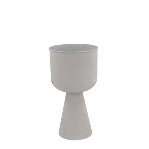 LINEAR 46 ΚΑΣΠΩ 25x25x46cm ΜΕΤΑΛΛΟ ΛΕΥΚΟ