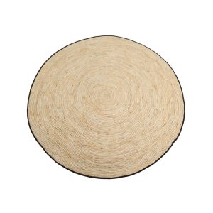 BATAN ΧΑΛΑΚΙ 120x120cm SEAGRASS ΦΥΣΙΚΟ ΜΑΥΡΟ