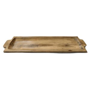 CEDAR ΔΙΣΚΟΣ ΔΙΑΚΟΣΜΗΣΗΣ 89x26x4cm ΞΥΛΟ ΚΑΦΕ