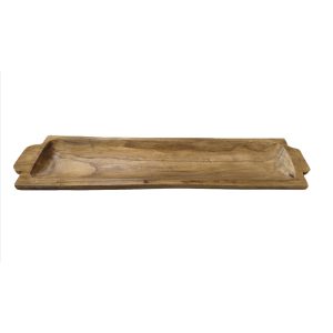 CEDAR ΔΙΣΚΟΣ ΔΙΑΚΟΣΜΗΣΗΣ 79x19x4cm ΞΥΛΟ ΚΑΦΕ