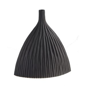 ISIDA ΒΑΖΟ 36x18x41cm ΚΕΡΑΜΙΚΟ ΜΑΥΡΟ