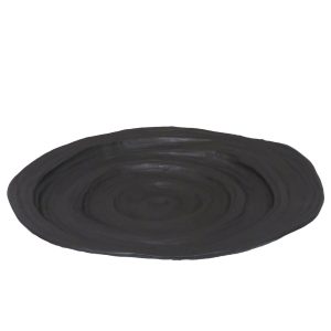 ARTIOM ΔΙΣΚΟΣ ΔΙΑΚΟΣΜΗΣΗΣ 42x41x6cm ΑΛΟΥΜΙΝΙΟ ΜΑΥΡΟ