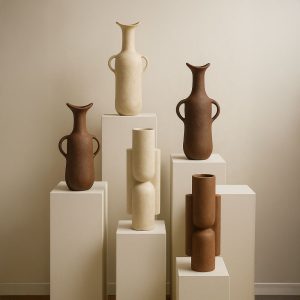 NATHEN ΒΑΖΟ 17x11x50cm ΑΛΟΥΜΙΝΙΟ ΛΕΥΚΟ