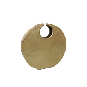 GRANTAS ΒΑΖΟ 36x7x35cm ΑΛΟΥΜΙΝΙΟ ΧΡΥΣΟ