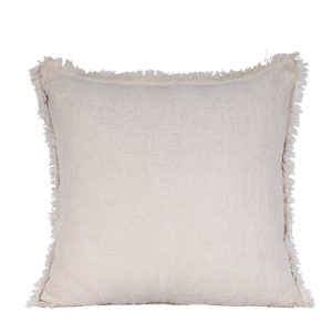 RASUL ΔΙΑΚΟΣΜΗΤΙΚΟ ΜΑΞΙΛΑΡΙ 45x45cm ΥΦΑΣΜΑ ΛΕΥΚΟ POLYESTER