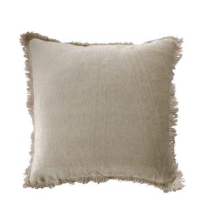 BELUD ΔΙΑΚΟΣΜΗΤΙΚΟ ΜΑΞΙΛΑΡΙ 45x45cm ΥΦΑΣΜΑ ΜΠΕΖ POLYESTER