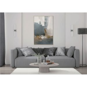GENESA ΠΙΝΑΚΑΣ ΔΙΑΚΟΣΜΗΤΙΚΟΣ ΜΕ ΚΟΡΝΙΖΑ 80x120x4cm ΚΑΜΒΑΣ ΠΟΛΥΧΡΩΜΟ PS