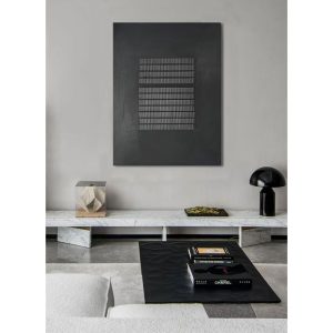 BLACKSTORM ΠΙΝΑΚΑΣ ΔΙΑΚΟΣΜΗΤΙΚΟΣ 75x100x3cm ΚΑΜΒΑΣ ΜΑΥΡΟ