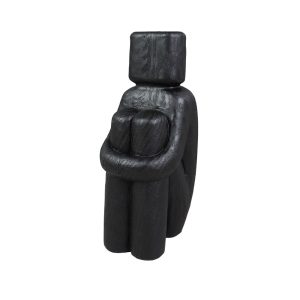 SEDUTO.III ΔΙΑΚΟΣΜΗΤΙΚΟ ΣΩΜΑ 9.5x7.5x20cm POLYRESIN ΜΑΥΡΟ