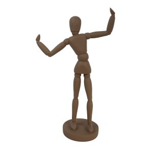 BALLO CORPO.4 ΔΙΑΚΟΣΜΗΤΙΚΟ ΣΩΜΑ 21x10.5x35cm POLYRESIN ΚΑΦΕ ΣΚΟΥΡΟ