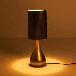 STALA ΦΩΤΙΣΤΙΚΟ ΕΠΙΤΡΑΠΕΖΙΟ 18x18x53.5cm ΜΕΤΑΛΛΟ BROWN GOLD