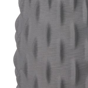 VESSE ΒΑΖΟ 17x17x41cm ΚΕΡΑΜΙΚΟ ΓΚΡΙ ΣΚΟΥΡΟ